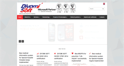 Desktop Screenshot of diyomisoft.com